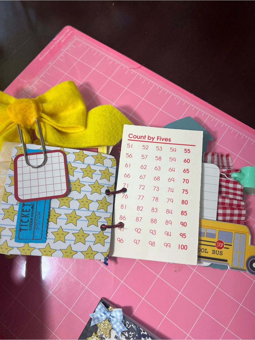 Mini School Days Journal with mini Composition notebook set - Picture 7 of 9